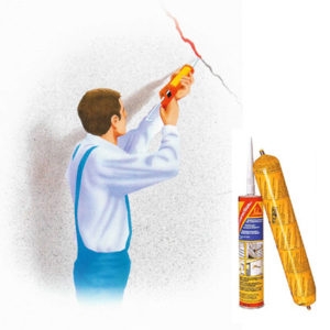 sika Construction 310ml  고강도 우레탄실란트 크랙보수 우수한 접착력과 탄성력 페인트도장가능