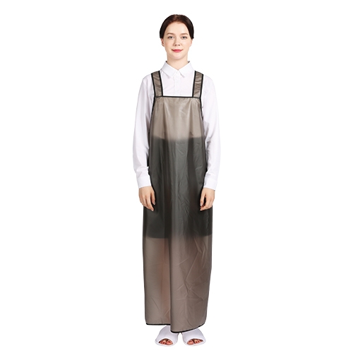 앞치마세상  웰프런 우레탄 방수앞치마 검정파이핑 대