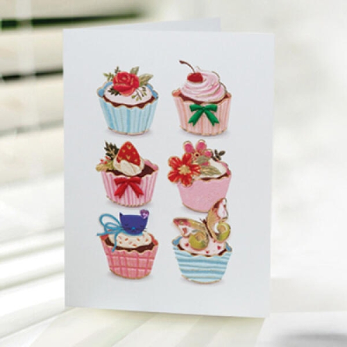 프롬앤투  머핀 고양이 카드 FT1034-3