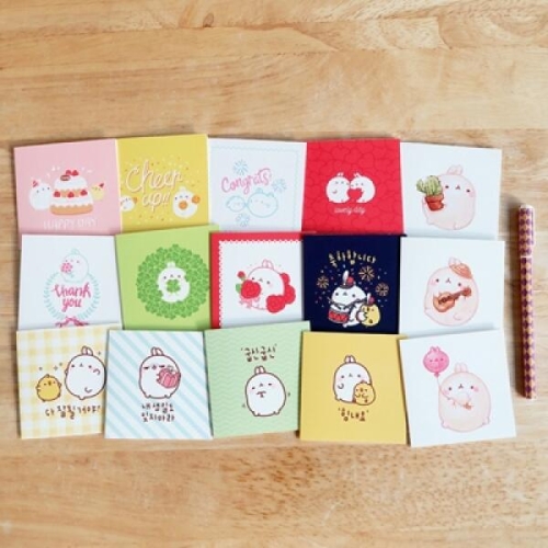 아이티프렌즈  몰랑 알록달록 미니카드