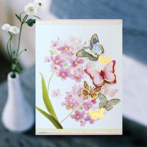 프롬앤투  꽃과나비카드 FT1038-3