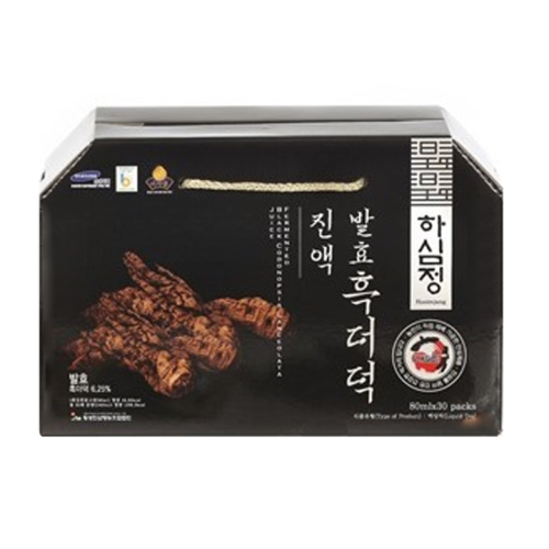 횡성인삼영농조합법인 하심정 발효흑더덕진액 30포 - 에누리 가격비교