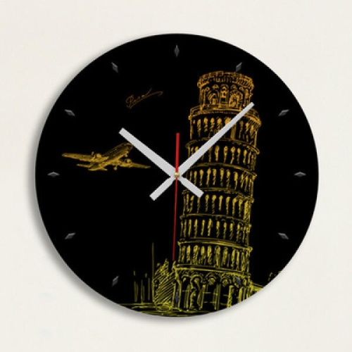 아트박스 POOM/꾸밈  pp303-피사의사탑_인테리어벽시계_