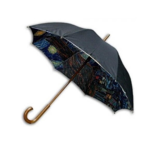 헬로우레인캣츠 고흐_별이 빛나는 밤2 W  이중자동우산