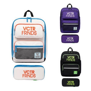 빅토리아앤프렌즈 고학년 책가방2종세트  점프업 백팩+필통