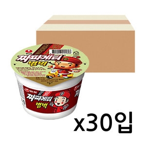 농심  짜파게티범벅 짜장라면 미니 소컵 학원간식 30입 박스