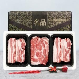 친환경팔도  보성녹차 먹인 한돈구이 선물세트 1.2kg