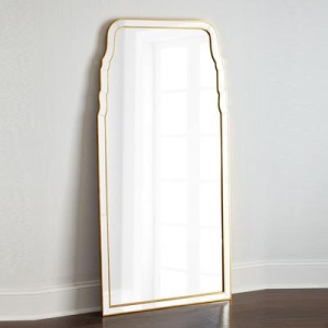 아치형거울 전신거울 유럽풍의 심플한 베팅 거울 아치의  규칙한 착지경 나무 테두리 벽걸이