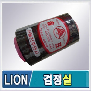 서울진주연사  솔표 재봉실 (검정실)