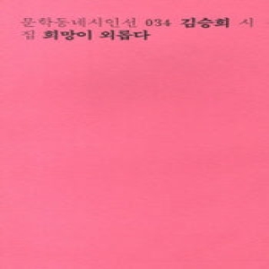 희망이 외롭다  문학동네 시인선