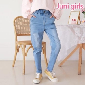 주니걸즈 포니스냅청바지 연청 _U6X1
