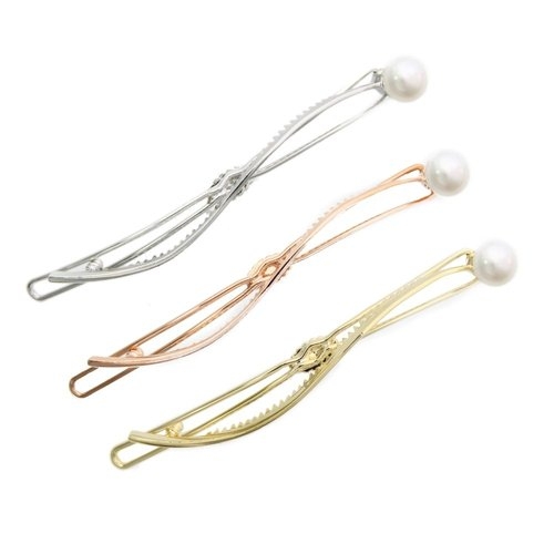 왕진주 멜로디 작은 헤어핀 머리핀 3936650