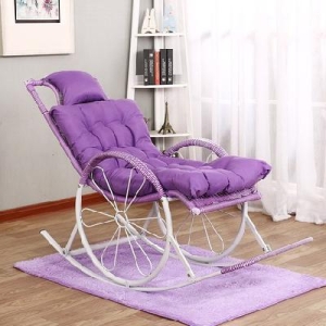 흔들의자 안락의자 성인 1인용 게으름뱅이 소파 바나나 벤치 흔들 의자  침실 현대식