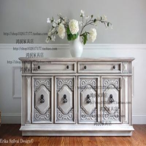 엔틱 빈티지 고가구 수납장 미국식 무역원목가구 프렌치 빈티지 원목조각식탁 유럽식 원목 TV장