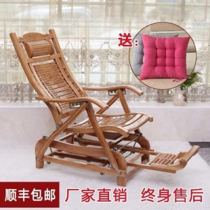 흔들의자 1인용리클라이너 대나무 의자 접의자 흔들 성인 소요의자 캐주얼 벤치 노인 점심