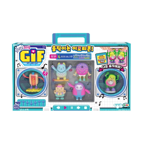움직이는 이모티콘 OH MY GIF 댄스 6팩