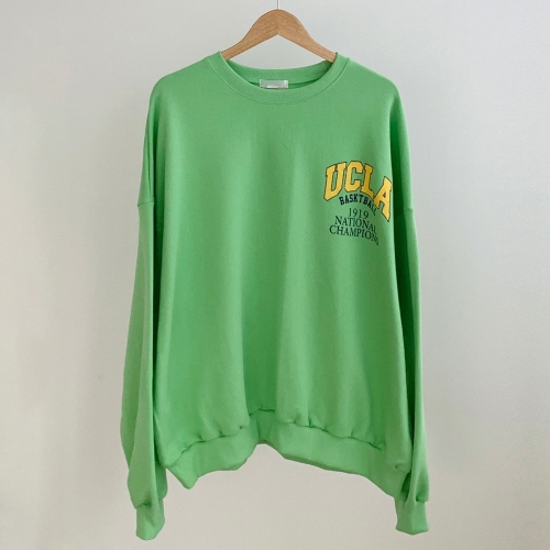 아이우먼 챔피언오버핏맨투맨 SFC728M102 빅사이즈 사이즈에서 자유로운 그녀~