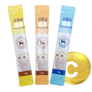 펫원 모찌네 츄르 연어 15g