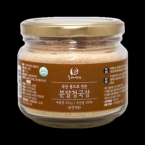 두레생협 국산콩 청국장 발효 균 효소 분말 가루 270g