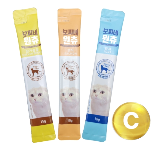 펫원 모찌네 츄르 닭가슴살 15g