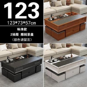 아일랜드식탁 영국엔틱가구 유럽식 방간식 구미식 삶은차 거실 다도탁 쿵푸차탁대 일체형