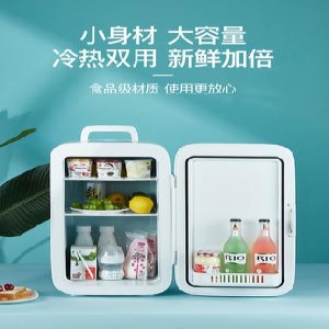 미니온냉장고 소형온냉장고 코민 25L 냉장고 미니밴 양용 화장품 미니 홈스테이 소형 냉장