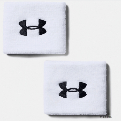 언더아머  손목밴드1276991100 흰