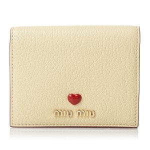 미우미우 마드라스 가죽 지갑_5MH021 2BC3 F0061