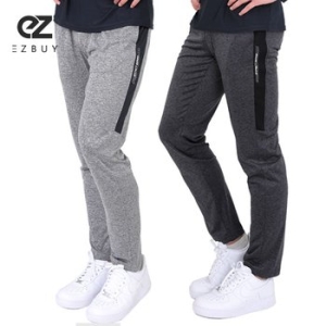 레벨업 남성 멜란지 트레이닝 밴딩 바지 AX22LP014M