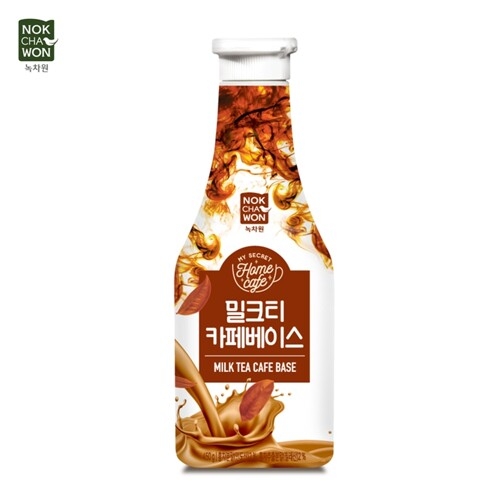 녹차원  밀크티 카페베이스 450ml