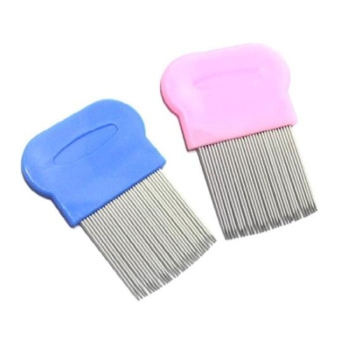 핑크  참빗 머릿니 서캐 비듬제거 헤어브러쉬 두피브러쉬