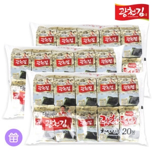 광천김 달인 김병만의 재래 9단 도시락 4g [90개]