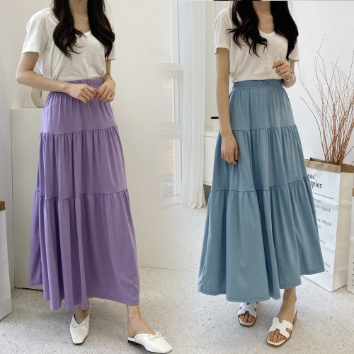 아이우먼 위쉬몰 ZY 페미레이온캉캉스커트 C768H102  빅사이즈