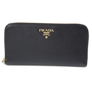 프라다 사피아노 골드로고 지퍼 장지갑_1ML506 QWA F0002