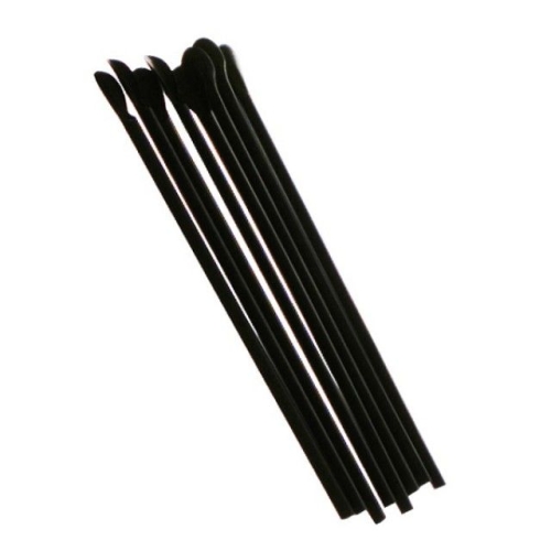 테이크아웃  스푼형 스트로우 블랙