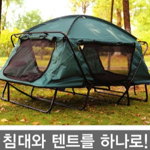 캠핑 코트텐트 야전침대 접이식 비박텐트 1인용