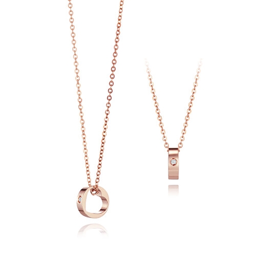 스톤헨지  14K 다이아몬드 목걸이_F0220D