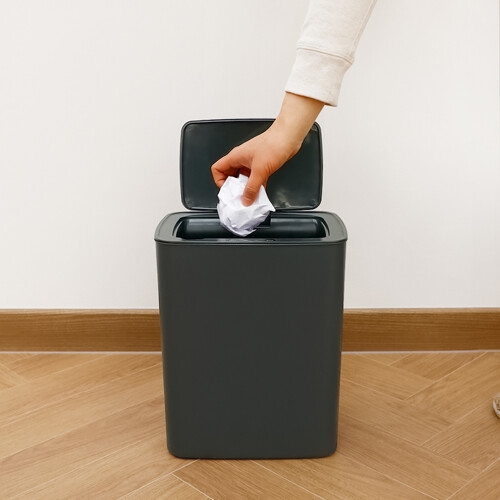 바네스데코  스마트 모션감지 센서 휴지통 12L