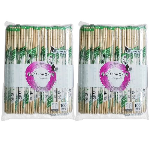 알뜰형 대나무 젓가락 100쌍입