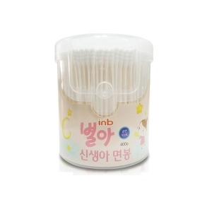 C&L 아이앤비 별아 신생아 면봉 400개