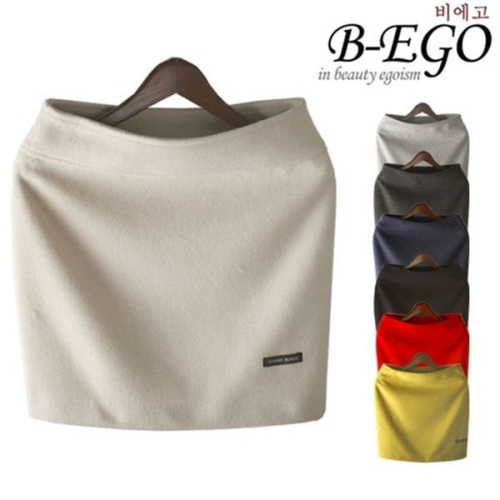 비에고 울혼방 H라인 미니 스커트