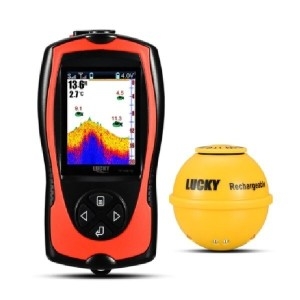 럭키 FF1108 CWLA 스마트 어군 탐지기 무선 낚시 탐지기 45M 깊이 음파 탐지기