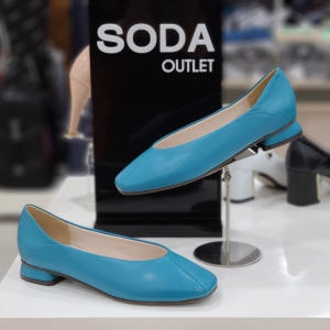 소다 여성 스퀘어 플랫_FLS127 LS64