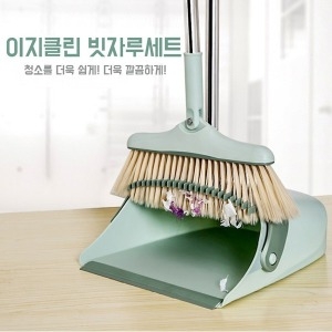 이지클린  빗자루 쓰레받기 세트 미용실사무실가정용