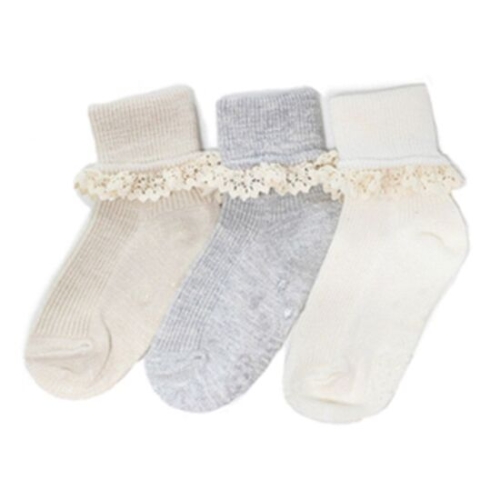 여아 레이스 양말 2족 미끄럼방지 유아 아동 어린이