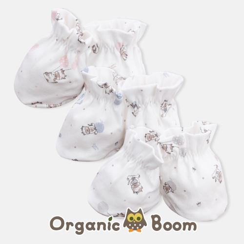 오가닉붐 착한 유기농 소띠 출산 오가닉 신생아 아기 카우 발싸개