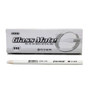보성화학  뉴오피스모아  #지구화학 유리용 색연필 글라스메이트 빨강/축지식/12자루