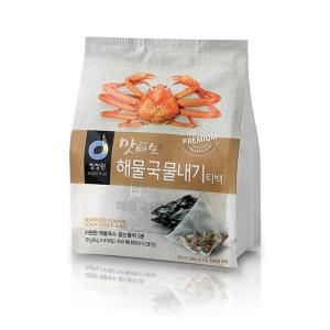 청정원 맛선생 해물국물내기 티백 72g(9gx8입)
