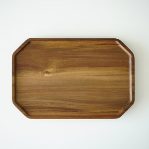 코세르 우드쟁반 홈카페 팔각트레이 3호 직