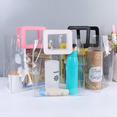 보드미 MDO9967 투명 PVC 토트백 PVC가방 투명가방 PVC쇼핑백 PVC백